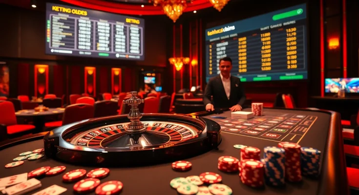Experience thrilling gambling scenarios at keonhacai.claims with vibrant casino visuals and live betting.