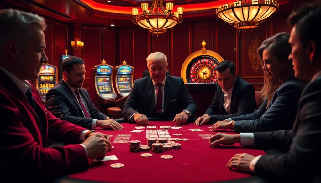 Engage in the thrilling world of NOHU90 with a high-stakes poker game at an elegant casino.