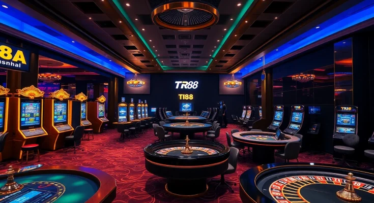 Experience thrilling gameplay at TR88 with engaging virtual games and professional dealers.