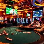 SODO CASINO players making strategic moves at a high-stakes poker table with an exciting atmosphere.