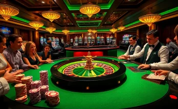Engaging scene showcasing 789P themed roulette gameplay with excited players amid luxury casino atmosphere.