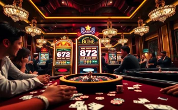 B52 slot machine bringing excitement to players at a luxurious casino.