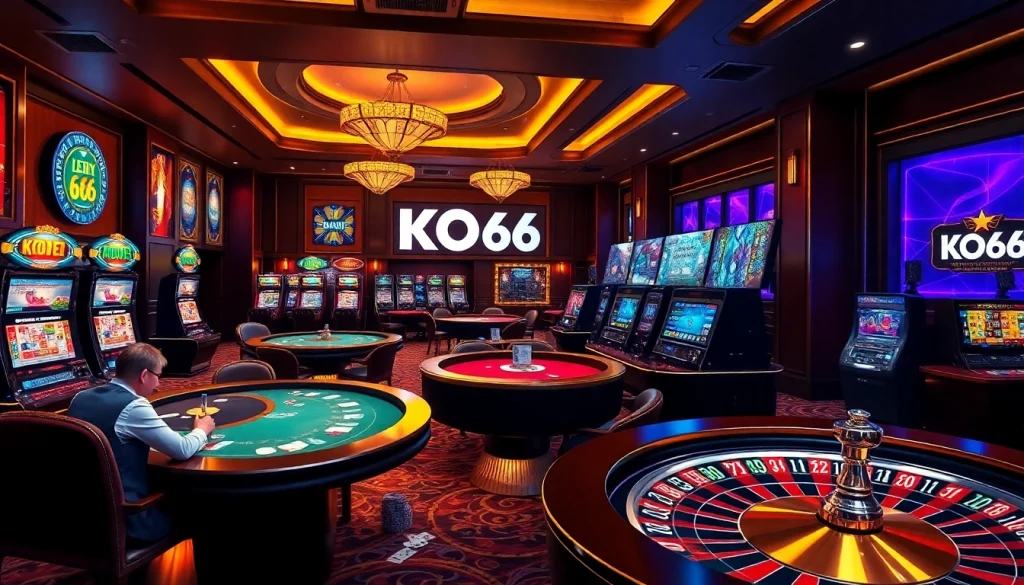Experience thrilling gameplay at KO66.fish with engaging online casino games and vibrant slot machines.