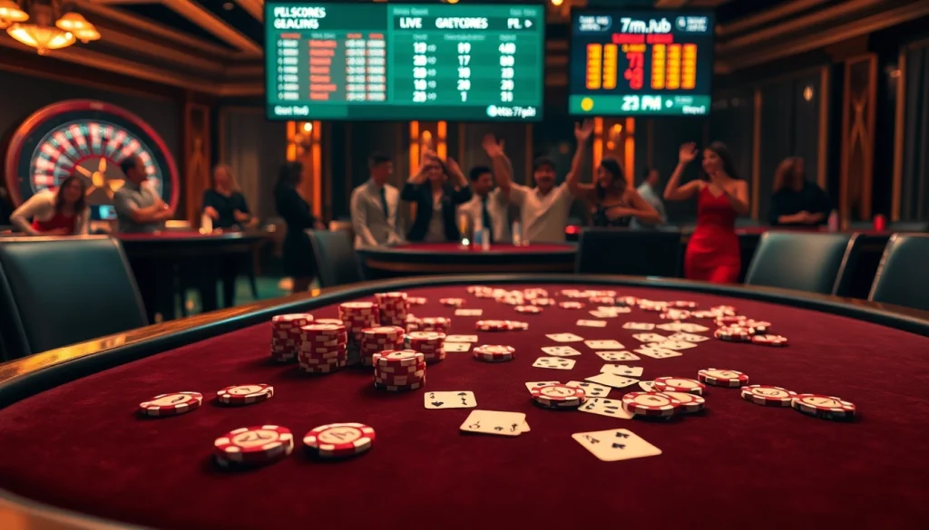 Experience the excitement of online betting at https://7m.pub/ with a dynamic casino scene and live scores.