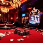 High-stakes game at a casino with Hello88 branded poker chips and roulette wheel.