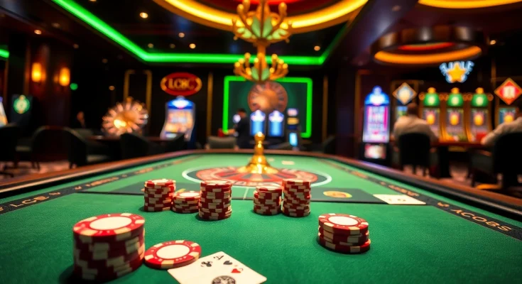 Experience thrilling gameplay at https://lc88pro.com/ with luxurious poker tables and vibrant slot machines.