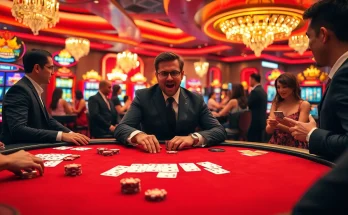 Exciting poker game at 788t casino table with luxurious cards and chips.