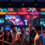 Luck8win.live online gambling platform with diverse players enjoying casino games and sports betting.