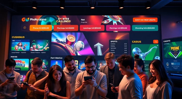 Luck8win.live online gambling platform with diverse players enjoying casino games and sports betting.