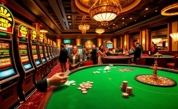 Experience the excitement of gambling at MB66 with vibrant slot machines and poker tables.
