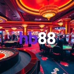 Experience the thrill of hb88 gaming with vibrant casino tables and poker chips.