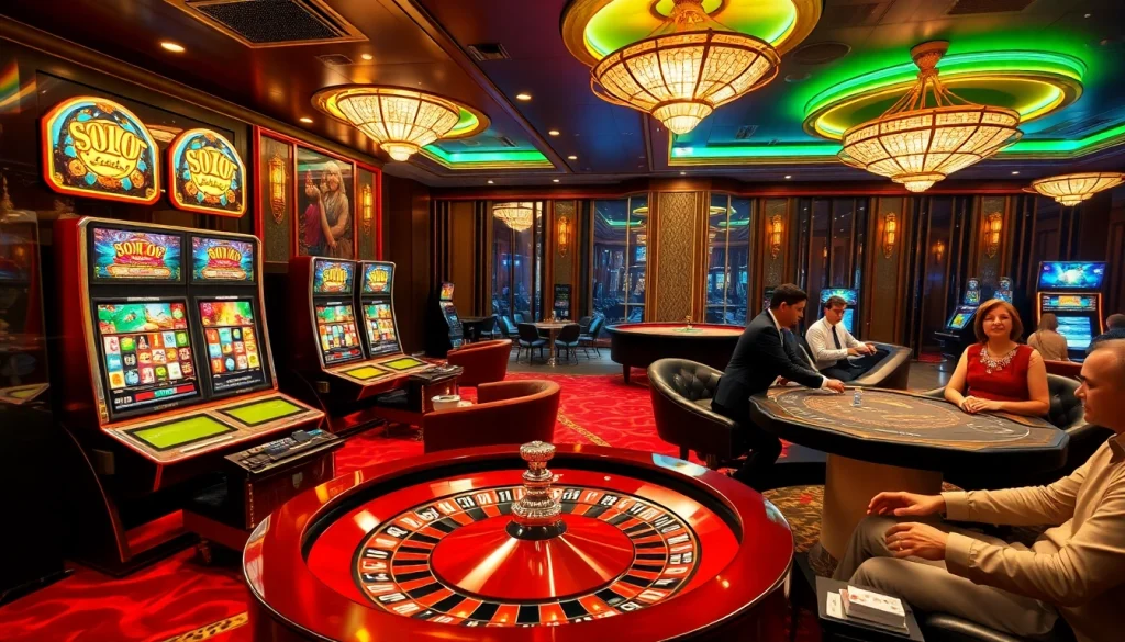 Experience thrilling moments at uu88 with vibrant slot machines and engaging poker tables.