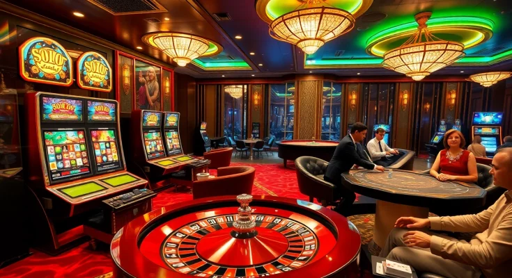 Experience thrilling moments at uu88 with vibrant slot machines and engaging poker tables.