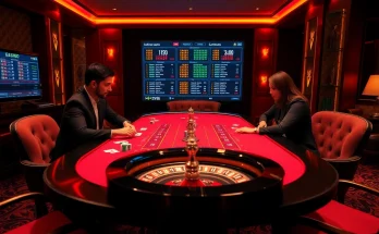 Players engaging intensely at the SV66 gaming table in a luxurious casino setting.