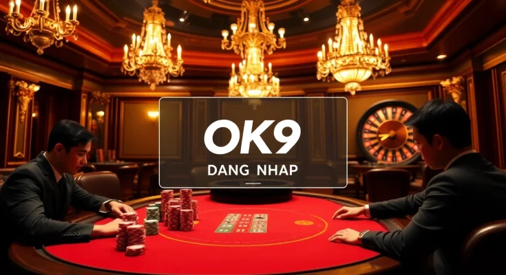 Engage in the thrilling OK9 Dang Nhap casino experience with vibrant game visuals and strategic play.