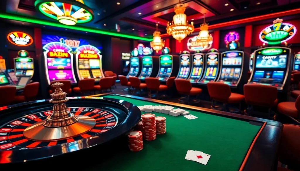 Engage in thrilling gambling at https://789wincomm.com/ with an exciting casino scene featuring poker chips and roulette.