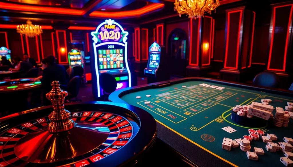 Engage in thrilling gameplay at the hidden wiki 2026 casino, featuring vibrant roulette and slot machines.
