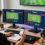 Exciting online betting scene at Vsbet with live odds and sports memorabilia.