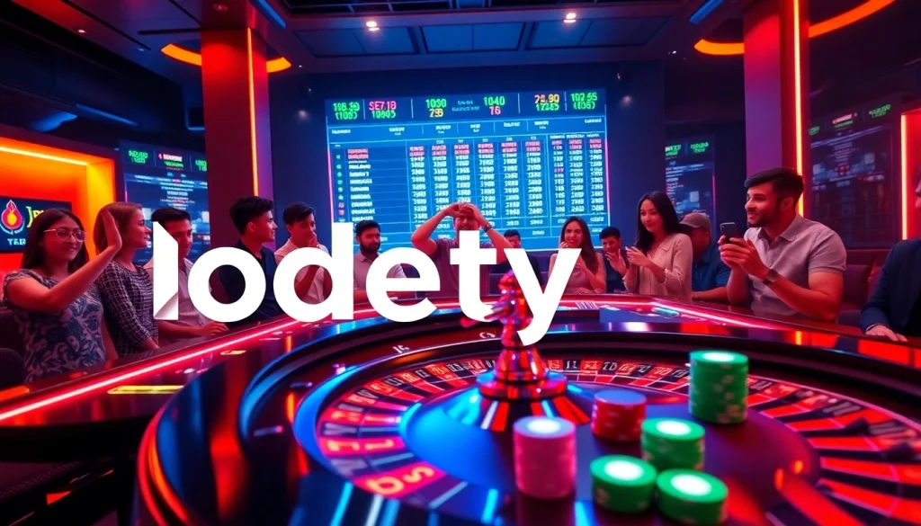 High-stakes action at lodetructuyen's virtual casino with vibrant gameplay and immersive betting experience