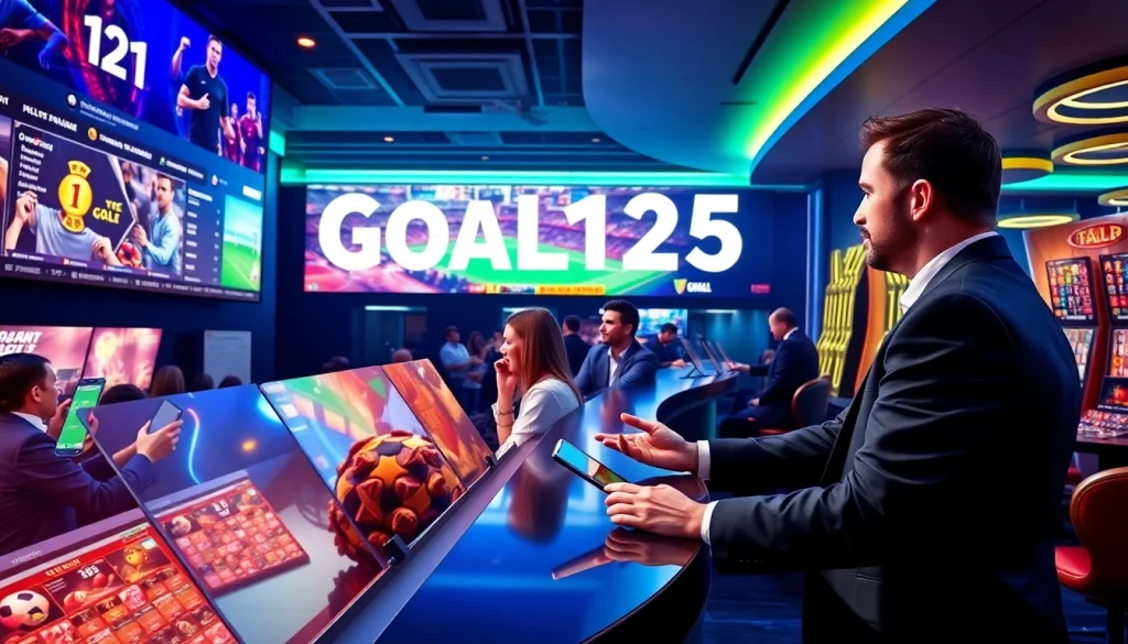 Goal123 vibrant online betting experience showcasing sports and casino games.