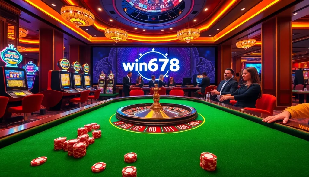 Experience thrilling betting at https://win678.ac/ with luxurious casino atmosphere and engaging gameplay.