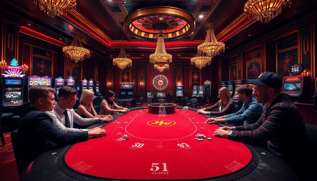 Engage with the excitement of gambling at https://lc88app.com/ with a vibrant casino scene.