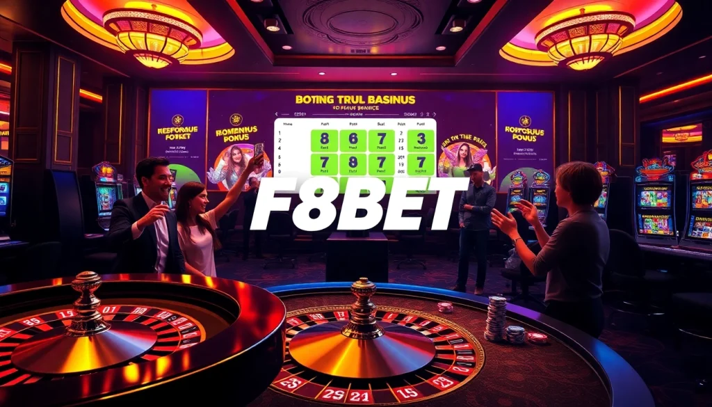 Players engaging in thrilling online gaming action at F8BET casino platform.