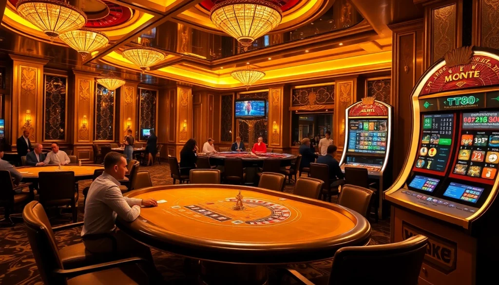 Experience high-stakes gaming excitement at tt88 with vibrant casino tables and thrilling action.