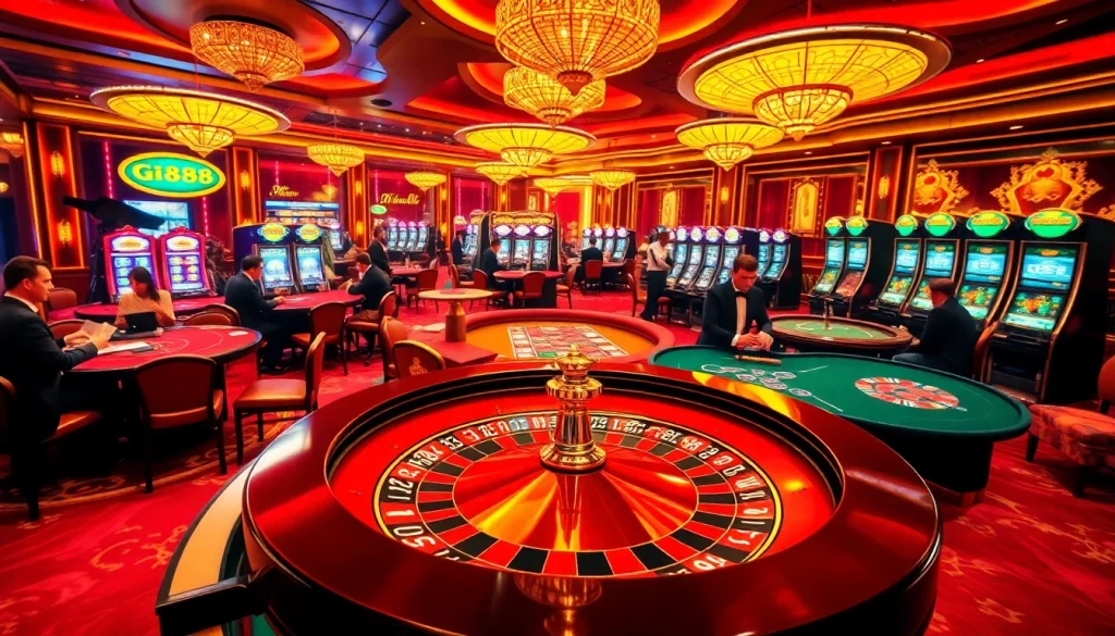 Experience thrilling gameplay at gi88 casino with vibrant slots and interactive tables.