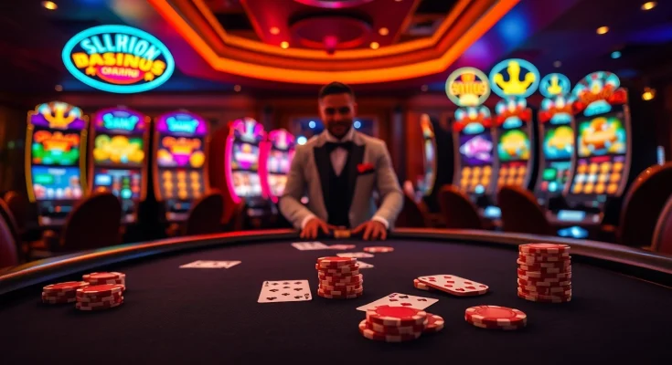 Engage in thrilling gambling action at https://slot365.cx/ with vibrant slot machines and professional dealers.