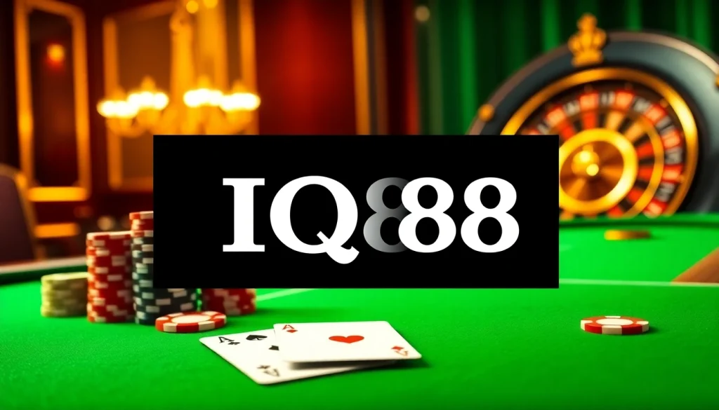 Experience the thrill of winning at IQ88 with vibrant casino games and poker action.