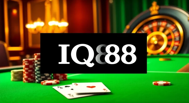 Experience the thrill of winning at IQ88 with vibrant casino games and poker action.
