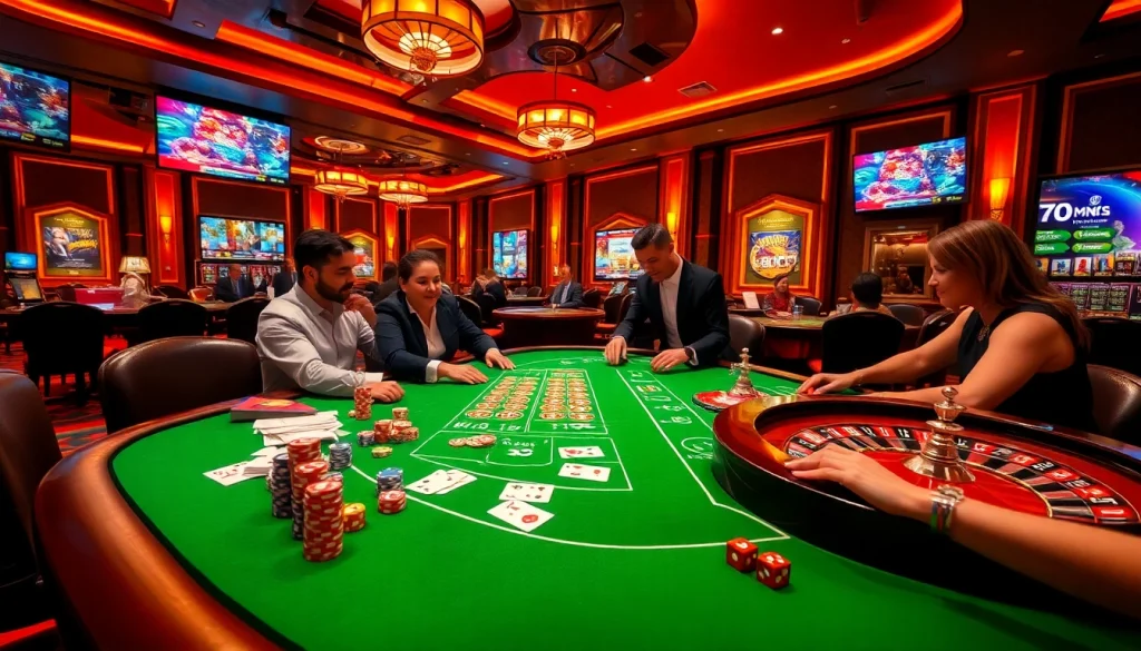 Players enjoy the immersive experience at Live Casino 69VN with professional dealers and vibrant games.