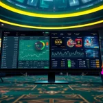 Engaging online gambling interface showcasing nhacaiuytin features and vibrant betting options