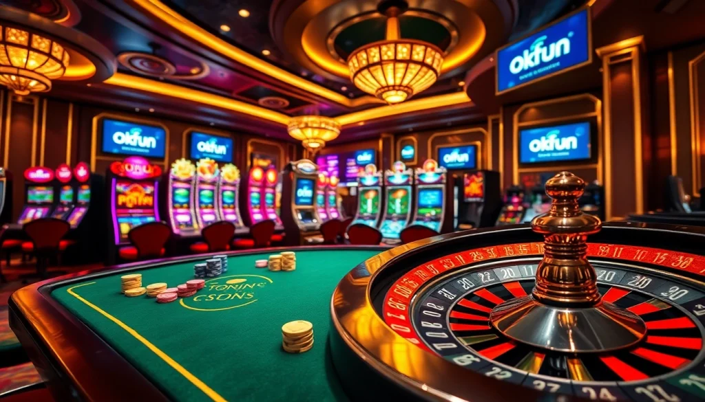 Join the excitement at Okfun, where luxury meets thrilling poker and casino games.