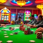Experience the thrill of gambling at KUWIN’s vibrant casino with poker, slots, and betting action.