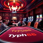 Experience the excitement at Typhu88 with vibrant gaming tables and thrilling gambling action.