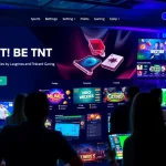 Illustration of nhacaiuytin online betting platform featuring diverse players and engaging games.