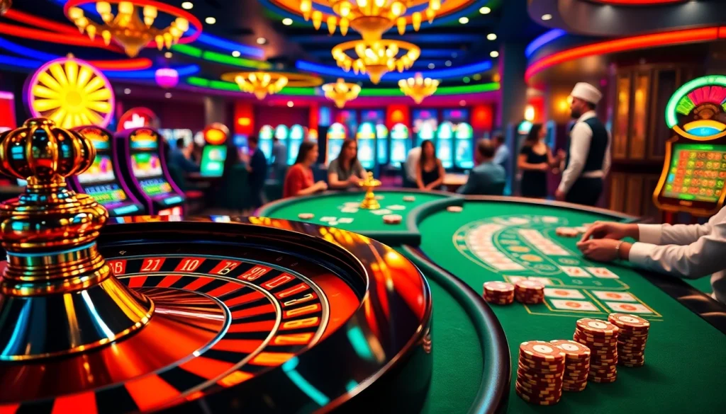 Experience thrilling gaming action at https://888vina.com/ with a vibrant casino atmosphere.