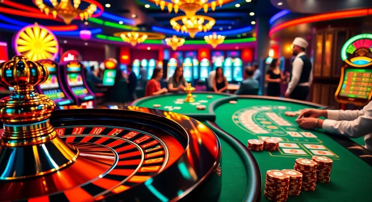Experience thrilling gaming action at https://888vina.com/ with a vibrant casino atmosphere.