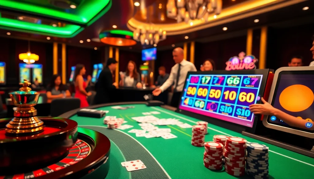 Experience the excitement of 69vn with vibrant slot machines and lively casino gameplay.