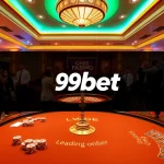 Exciting scene of gamblers enjoying games at 89bet casino.