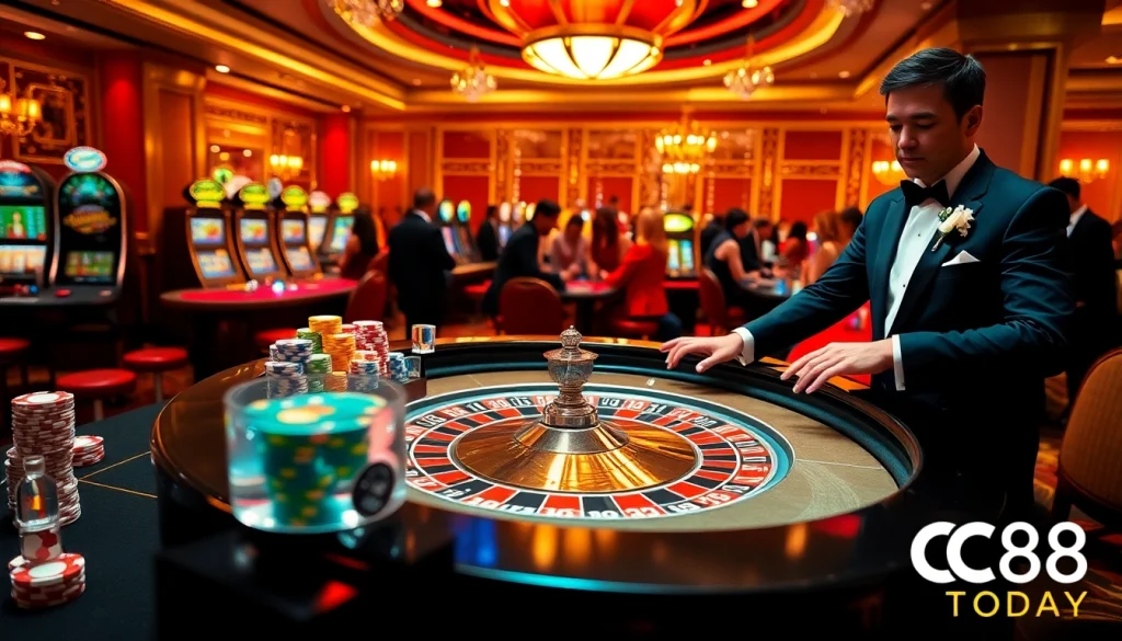 Experience the thrill of gambling at SC88 TODAY with vibrant casino vibes and engaging table action.