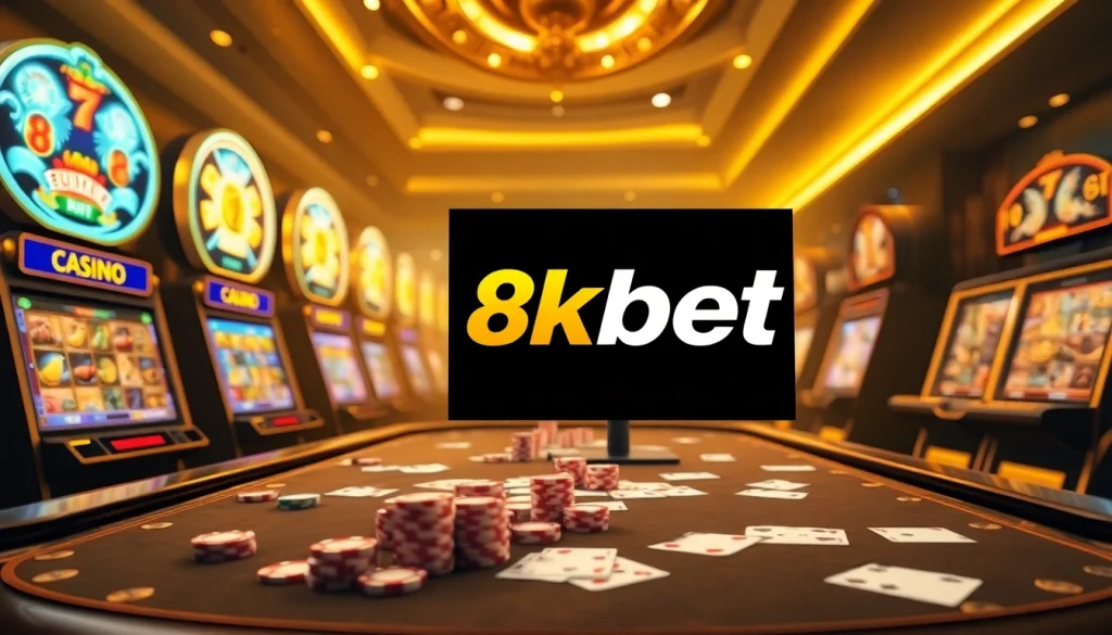 Experience the thrill of betting at 8kbet with vibrant casino games and security features.