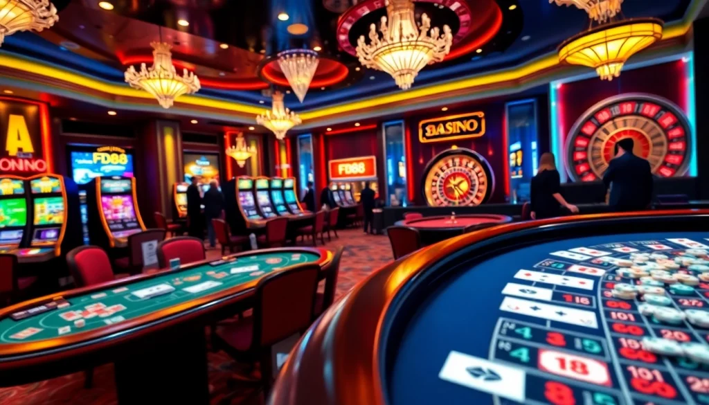 Engage in thrilling online gaming at FB88 with vibrant tables and dynamic betting options.