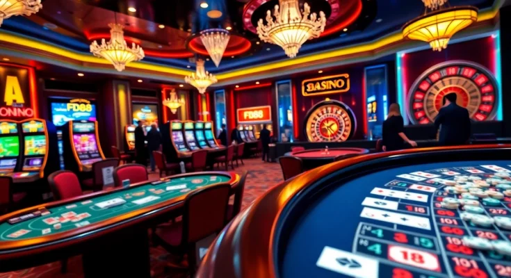 Engage in thrilling online gaming at FB88 with vibrant tables and dynamic betting options.