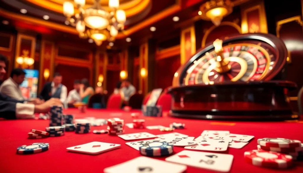 Experience thrilling gambling action at iq88 with vibrant casino games and exciting decor.