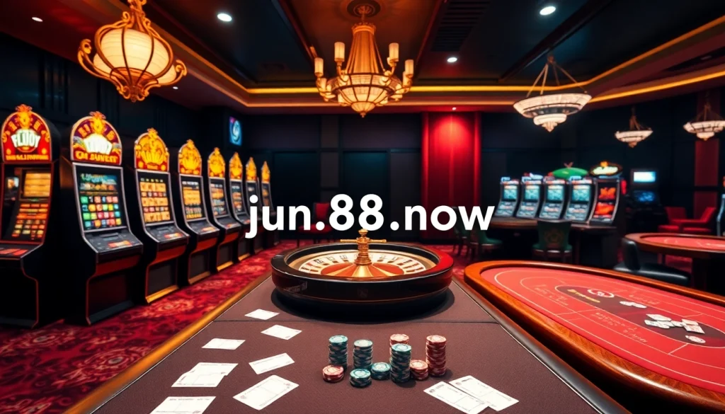 Betting action at https://jun88.now/ featuring vibrant casino games and user-friendly interfaces.