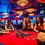 Experience thrilling gameplay at https://debet.br.com/ with vibrant casino tables and excited players.