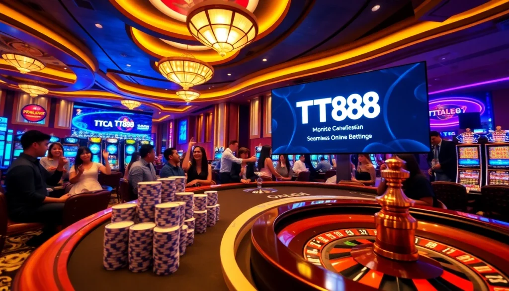 Experience the excitement of TT88 online casino with vibrant games and luxurious ambiance.
